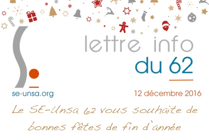 Le SE-Unsa vous souhaite bon courage pour cette seconde période